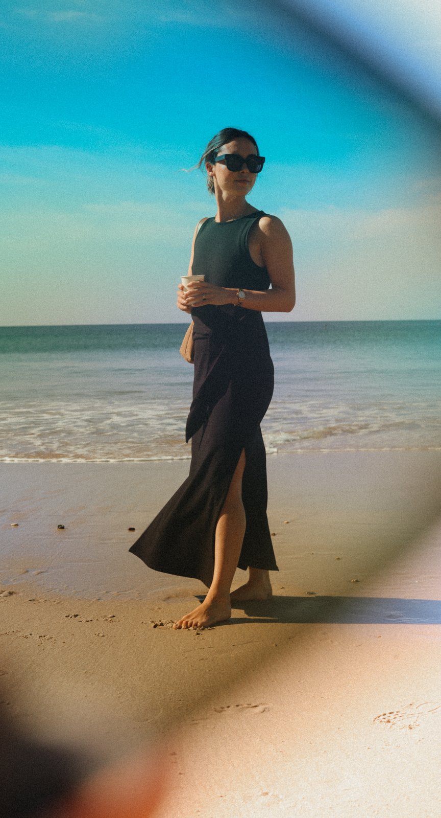 Hannah on the beach